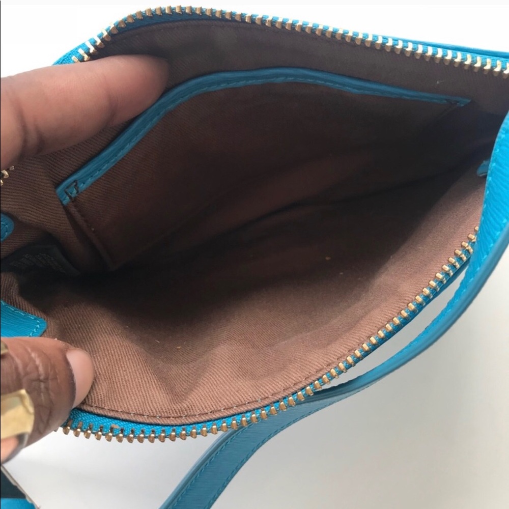 Ralph Lauren Blue Crossbody Bag. PoshPurchase - Picture 5 of 5